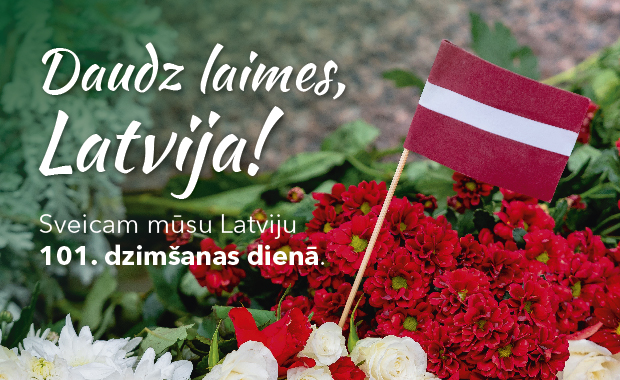 Daudz laimes, Latvija!