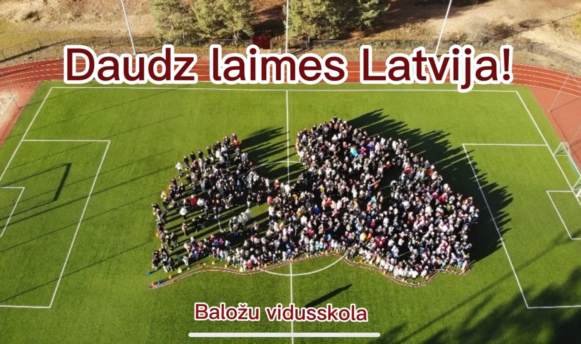 Daudz laimes LATVIJA!